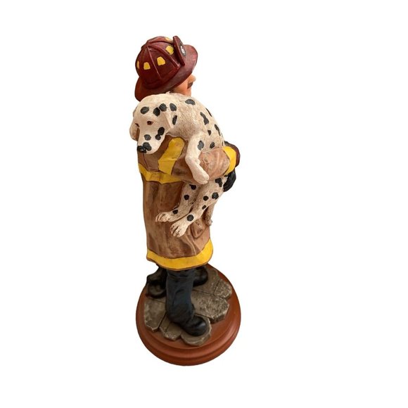 Red Hats of Courage "Thank You Boy" VANMARK Fireman and Dalmatian Figurine Ed.1 - Picture 2 of 6